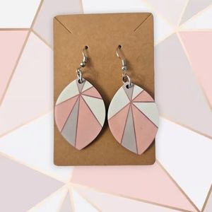 Pink earring set